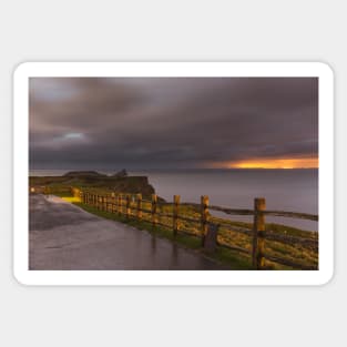 Worms Head, Rhossili, Gower Sticker